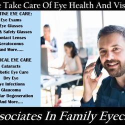 Associates In Family Eyecare - We have you covered for every aspect of your Eye Health and Vision!