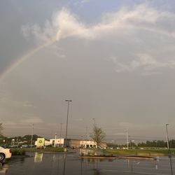 Publix Super Market  -  Walker Farms Shopping Center - Parking lot rainbow!