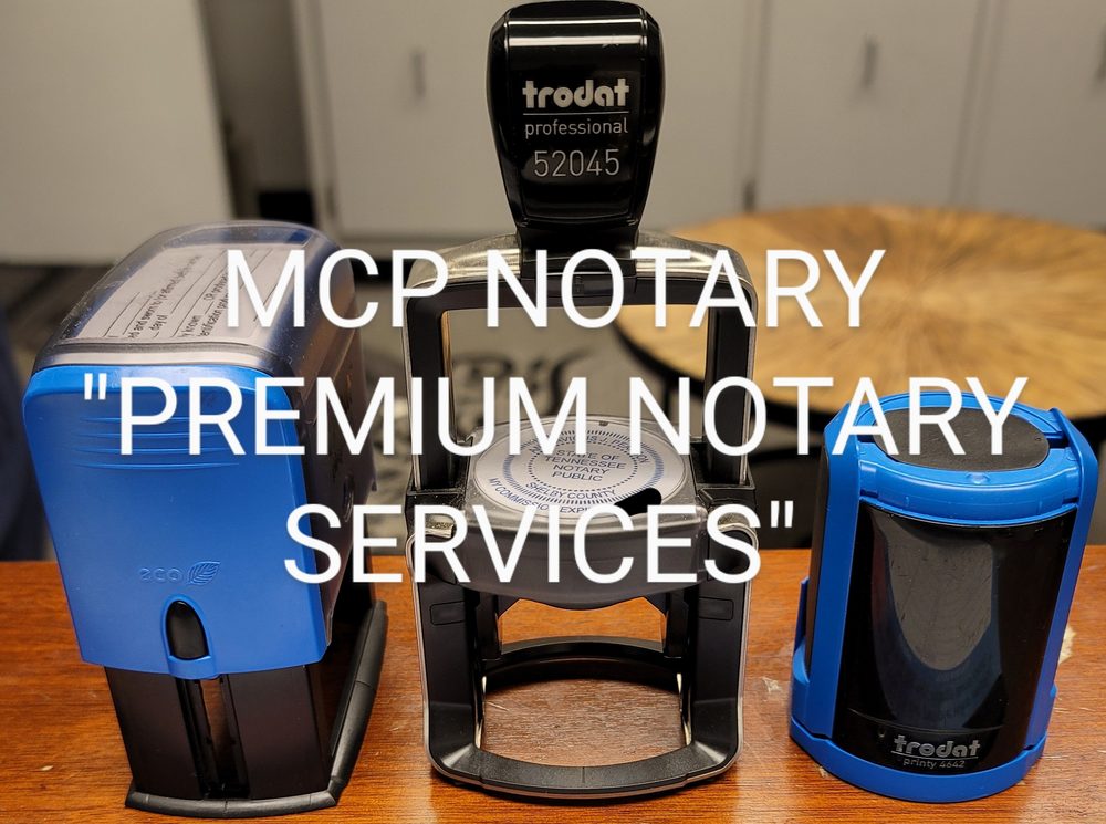 MCP NOTARY SERVICE Updated May 2024 3821 Homewood Rd, Memphis