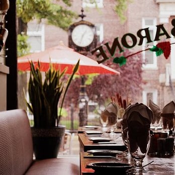 Villa Barone - looking out the front window - Italian Near Me - Collingswood, New Jersey