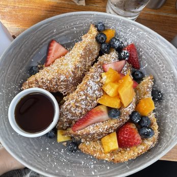 Duke's La Jolla - Coconut french toast - New American Near Me - La Jolla, California Duke's La Jolla - Coconut french toast - New American Near Me - La Jolla, California