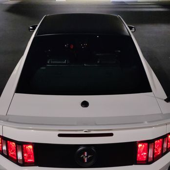 Vinyl Styles - Roof and deck lid filler panel wrap with blacked out faux badge swap. - Vehicle Wraps Near Me - San Carlos, California