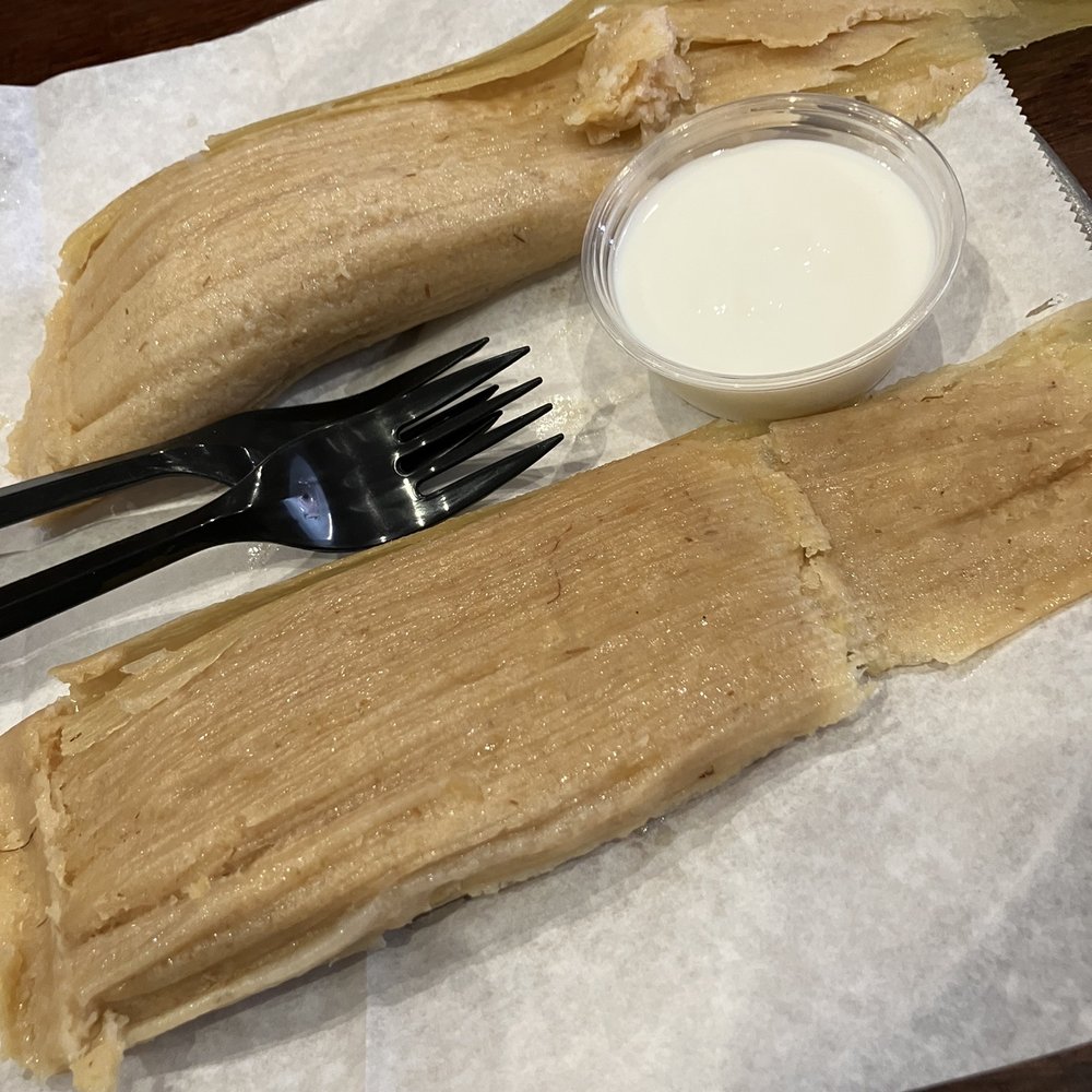 Guisados - Sweet Creamed Corn tamales were so delicious! - Tacos Near Me - Burbank, California Guisados - Sweet Creamed Corn tamales were so delicious! - Tacos Near Me - Burbank, California