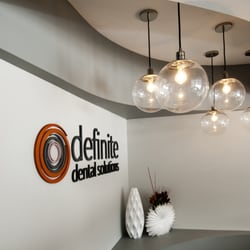 Definite Dental Solutions Interior Sign