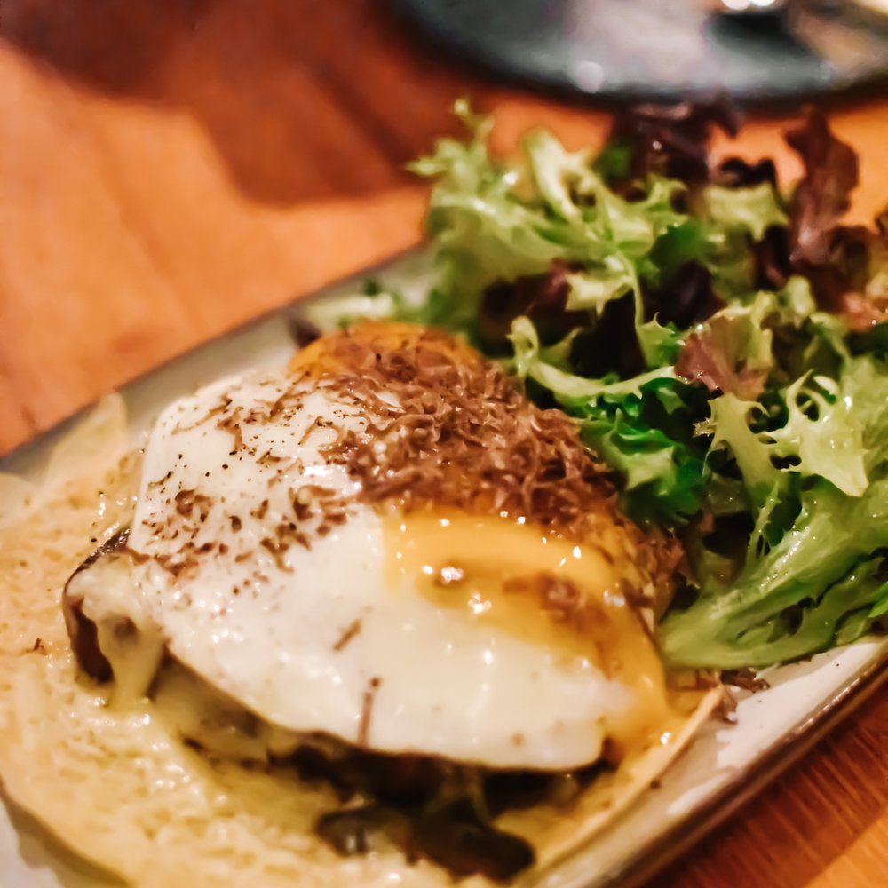 Meadowsweet - Portobello Mushroom, Truffle & Fontina Toast - New American Near Me - Brooklyn, New York Meadowsweet - Portobello Mushroom, Truffle & Fontina Toast - New American Near Me - Brooklyn, New York