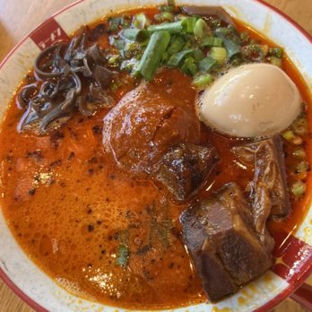 Ramen Nagi - Spicy King + egg - Ramen Near Me - Los Angeles, California Ramen Nagi - Spicy King + egg - Ramen Near Me - Los Angeles, California