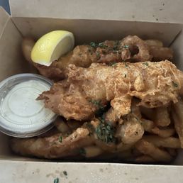 Fish and Chips saturated in oil soggy not crispy Fish and Chips saturated in oil soggy not crispy