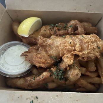 Lobster Guys - Fish and Chips saturated in oil soggy not crispy - Seafood Near Me - Buena Park, California Lobster Guys - Fish and Chips saturated in oil soggy not crispy - Seafood Near Me - Buena Park, California