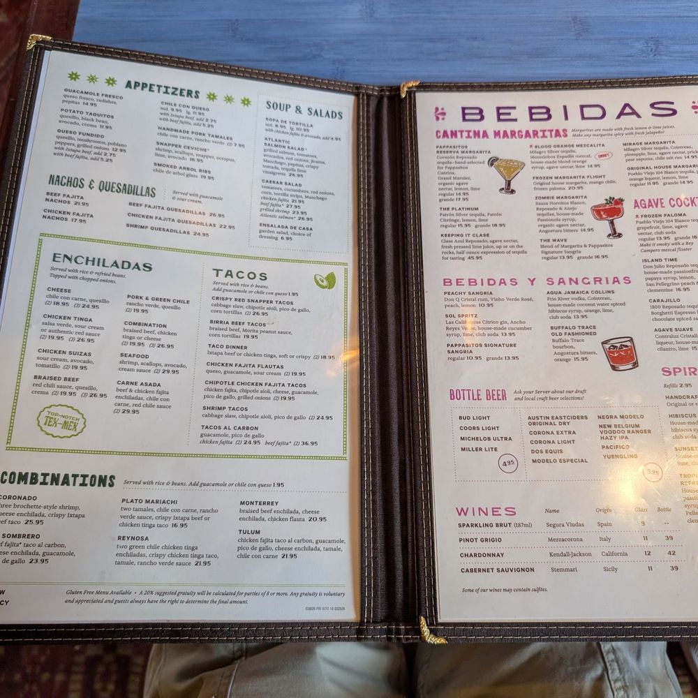 Pappasitos Cantina - Menu - Tex-Mex Near Me - Houston, Texas Pappasitos Cantina - Menu - Tex-Mex Near Me - Houston, Texas