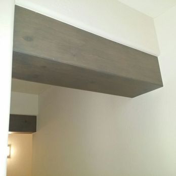 Az Property Doctors - False beam installed and stained to match new engineered floor. - Handyman Near Me - Maricopa, Arizona