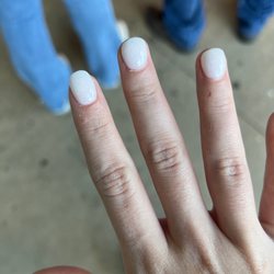 LR Nail Bar - Compare my index to my middle finger and ring
