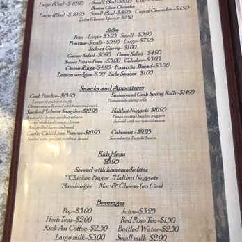 Dolly's Fish Market - Menu - Seafood Markets Near Me - Prince Rupert, British Columbia