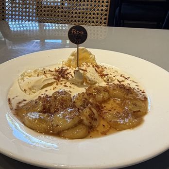 Patra Dining - What a sweet treat of banana in caramel sauce with vanilla ice cream. - Thai Near Me - Upland, California