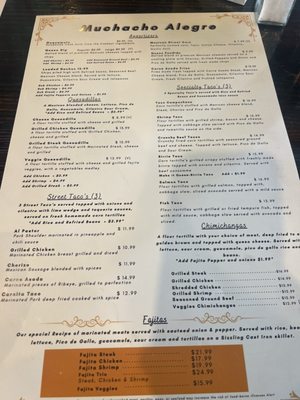Menu photo 2 Muchacho Alegre Sevierville, TN