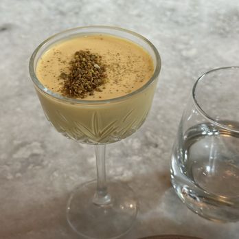 ROOH - Mango Tango - essentially mango lassi with the toasted pistachios as topping - Indian Near Me - San Francisco, California ROOH - Mango Tango - essentially mango lassi with the toasted pistachios as topping - Indian Near Me - San Francisco, California
