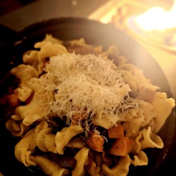 Mode Brewing - Harvest Cal-Ital Pasta (vegan) $16: butternut squash, mushrooms, vegan bacon, sage, garlic, vegan parm, vegan brown butter sauce - Breweries Near Me - Orangevale, California Mode Brewing - Harvest Cal-Ital Pasta (vegan) $16: butternut squash, mushrooms, vegan bacon, sage, garlic, vegan parm, vegan brown butter sauce - Breweries Near Me - Orangevale, California