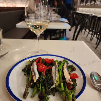Little Whale - Broccolini w/ white anchovies - Bars Near Me - Boston, Massachusetts Little Whale - Broccolini w/ white anchovies - Bars Near Me - Boston, Massachusetts