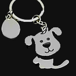 Rumors Engraving - Dog Keyring: $6.98