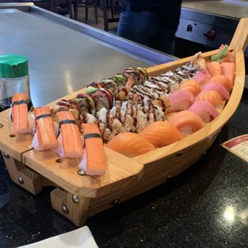 Fuji Steak House - Yummy Sushi Boat - Japanese Near Me - Hamilton, Ohio