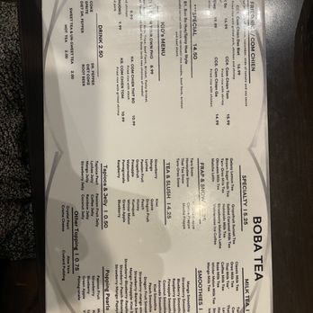 Pho District 1 - Menu - Bubble Tea Near Me - Lubbock, Texas
