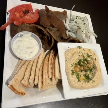 Hummus Cafe - Gyro plate!!! - Mediterranean Near Me - Moore, Oklahoma Hummus Cafe - Gyro plate!!! - Mediterranean Near Me - Moore, Oklahoma