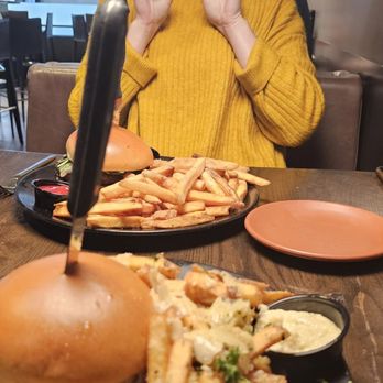Slater's 50/50 - Bonbon and original 50/50 burger - Burgers Near Me - Denver, Colorado