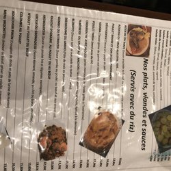 Le Kibo - Menu