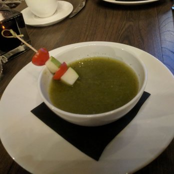 Flour Mill Scratch Kitchen Restaurant - Not a fan of this chill soup - Canadian (New) Near Me - Niagara Falls, Ontario