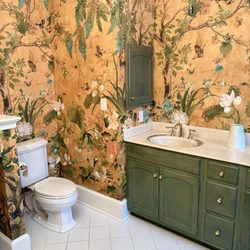On A Roll - Bathroom mural