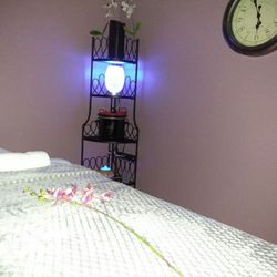 Dream Escape - This lavender colored room, helps to ease those thoughts and takes your mind away, to a place you only dream of being stress free.