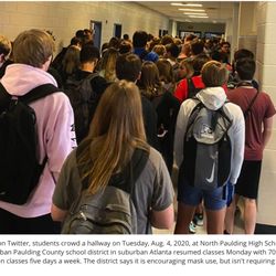 North Paulding High School - ANTI-SOCIAL DISTANCING - ANTI MASK - Gabe Carmona's 'Murica