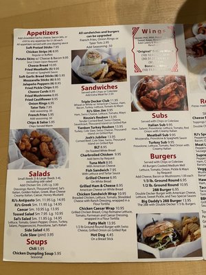 Menu photo 3 RJ's Pub Rochester Hills, MI