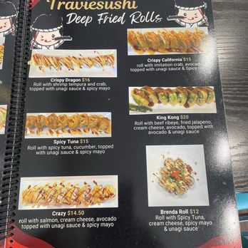 Traviesushi - Deep fried roll menu - Sushi Bars Near Me - Los Angeles, California Traviesushi - Deep fried roll menu - Sushi Bars Near Me - Los Angeles, California