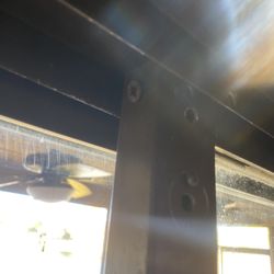 A Sliding Door Repair - Great work, not!! He did not even sink the screw in correctly.
****BUYER BEWARE****