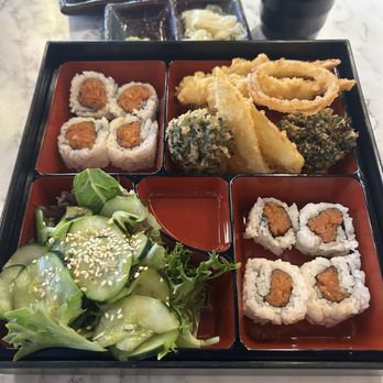 Mabu Sushi - Lunch special $16.9@ - 3 items w/ salad and miso soup. Notice you don't see the miso soup. Never received it. - Sushi Bars Near Me - El Monte, California Mabu Sushi - Lunch special $16.9@ - 3 items w/ salad and miso soup. Notice you don't see the miso soup. Never received it. - Sushi Bars Near Me - El Monte, California
