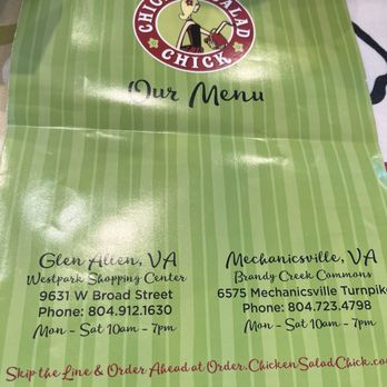 Chicken Salad Chick - Southern Near Me - Glen Allen, Virginia