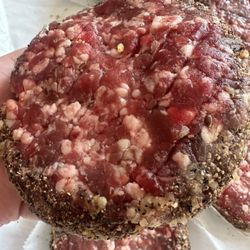 Bobs Butcher Shop - One of the best ground steak burgers I've ever had- Bob's in house blend.   Get these.