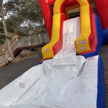 Party Time Rentals - Wet slide with pool - Bounce House Rentals Near Me Party Time Rentals - Wet slide with pool - Bounce House Rentals Near Me
