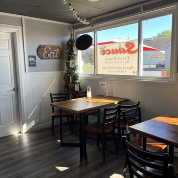 Sauce - Inside seating - Sicilian Near Me - Brodheadsville, Pennsylvania Sauce - Inside seating - Sicilian Near Me - Brodheadsville, Pennsylvania