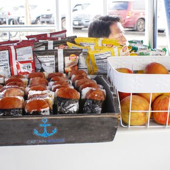 Captain Bruce - Complimentary Snacks (Spam Musubi, Chips, Granola Bars, Nuts, Etc.) - Boat Charters Near Me - Kaneohe, Hawaii Captain Bruce - Complimentary Snacks (Spam Musubi, Chips, Granola Bars, Nuts, Etc.) - Boat Charters Near Me - Kaneohe, Hawaii