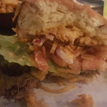 PINCHO - Spicy Vaca Frita sandwich - Burgers Near Me - Hialeah, Florida PINCHO - Spicy Vaca Frita sandwich - Burgers Near Me - Hialeah, Florida