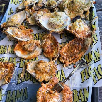Flora-Bama Lounge, Package & Oyster Bar - Sampler oysters - Music Venues Near Me - Pensacola, Florida Flora-Bama Lounge, Package & Oyster Bar - Sampler oysters - Music Venues Near Me - Pensacola, Florida