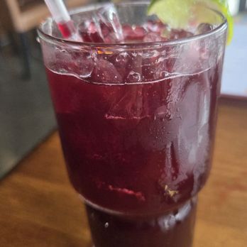 Xaymaca Fusion Kitchen - Chicha Morada - Traditional Peruvian fruit drink - Peruvian Near Me - Ashburn, Virginia