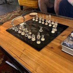 The Drip Community Coffeehouse - Chess board. They have 2 sets.