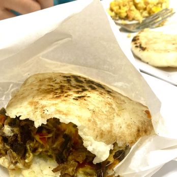Casera Latin Kitchen and Bakery - Shredded beef arepa - Peruvian Near Me - Oceanside, California