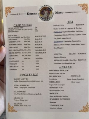 Menu photo 3 Gruel Britannia Fairfield, CT