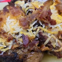 Legacy BBQ - Loaded Baked Potato AWESOME!