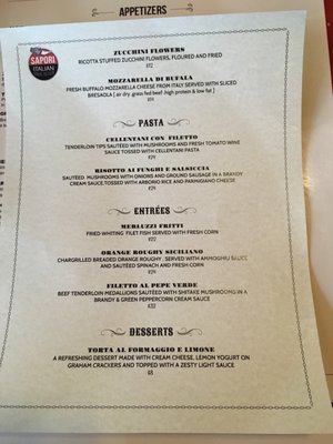 Menu photo 3 Sapori Italian Restaurant Washington, MI Menu photo 3 Sapori Italian Restaurant Washington, MI