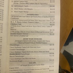 Panda Davidson Restaurant - Menu