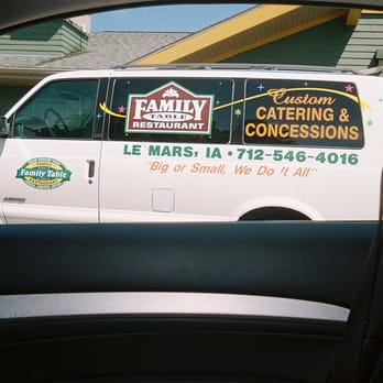 Family Table Restaurant - a white van parked in front of a house - American Near Me - Le Mars, Iowa Family Table Restaurant - a white van parked in front of a house - American Near Me - Le Mars, Iowa